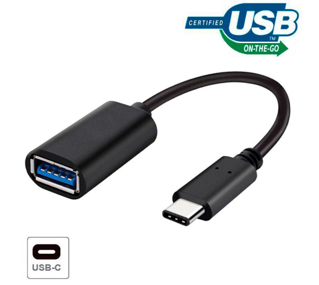 Cable USB-OTG  a USB TIPO-C